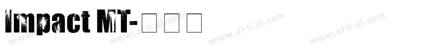 Impact MT字体转换
